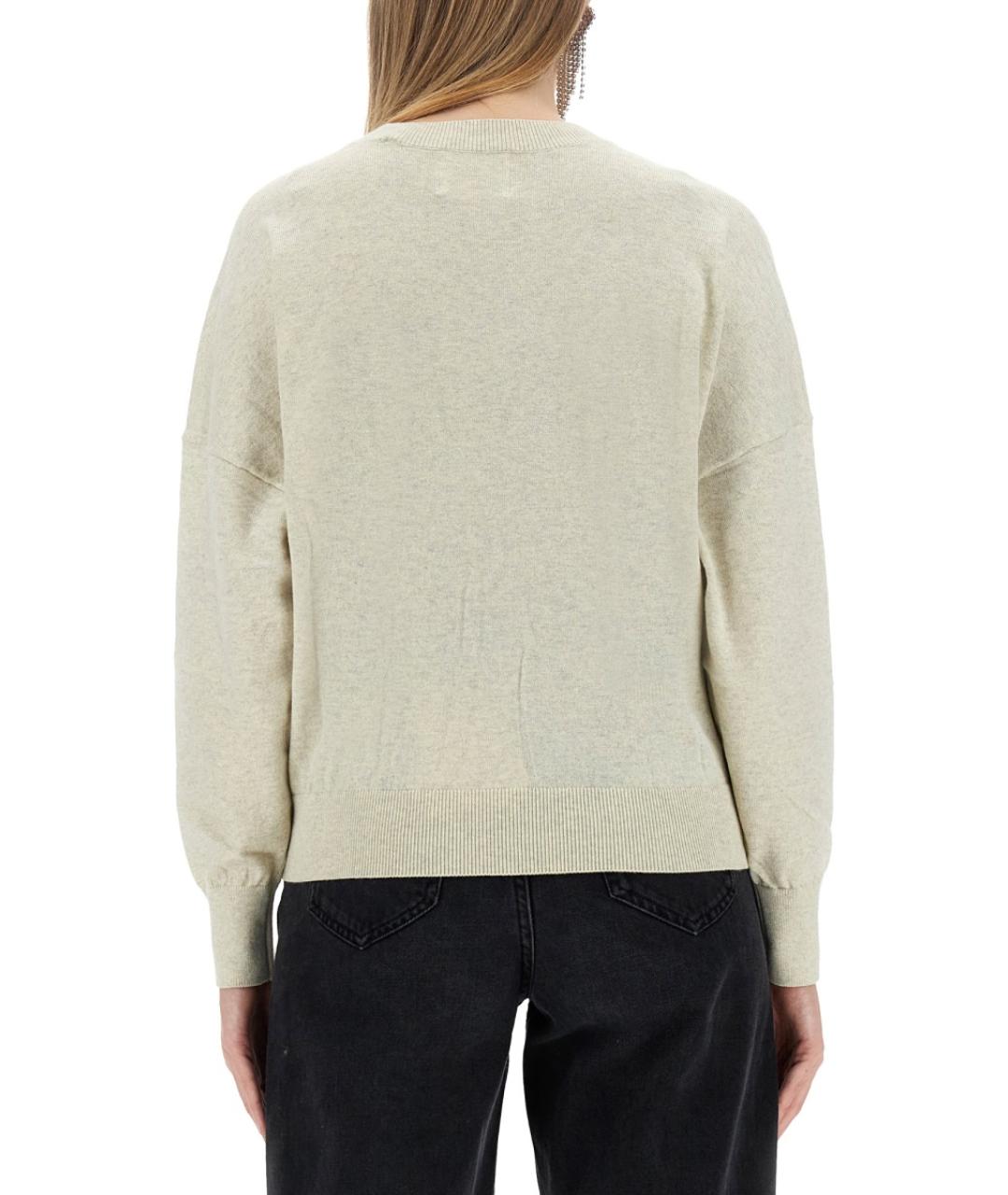 ISABEL MARANT Серый хлопковый джемпер / свитер, фото 4