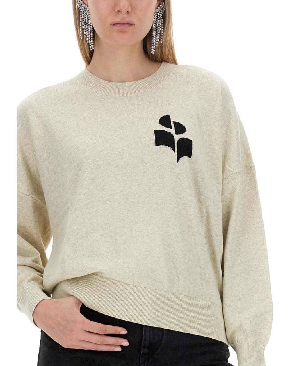 ISABEL MARANT Серый хлопковый джемпер / свитер, фото 5