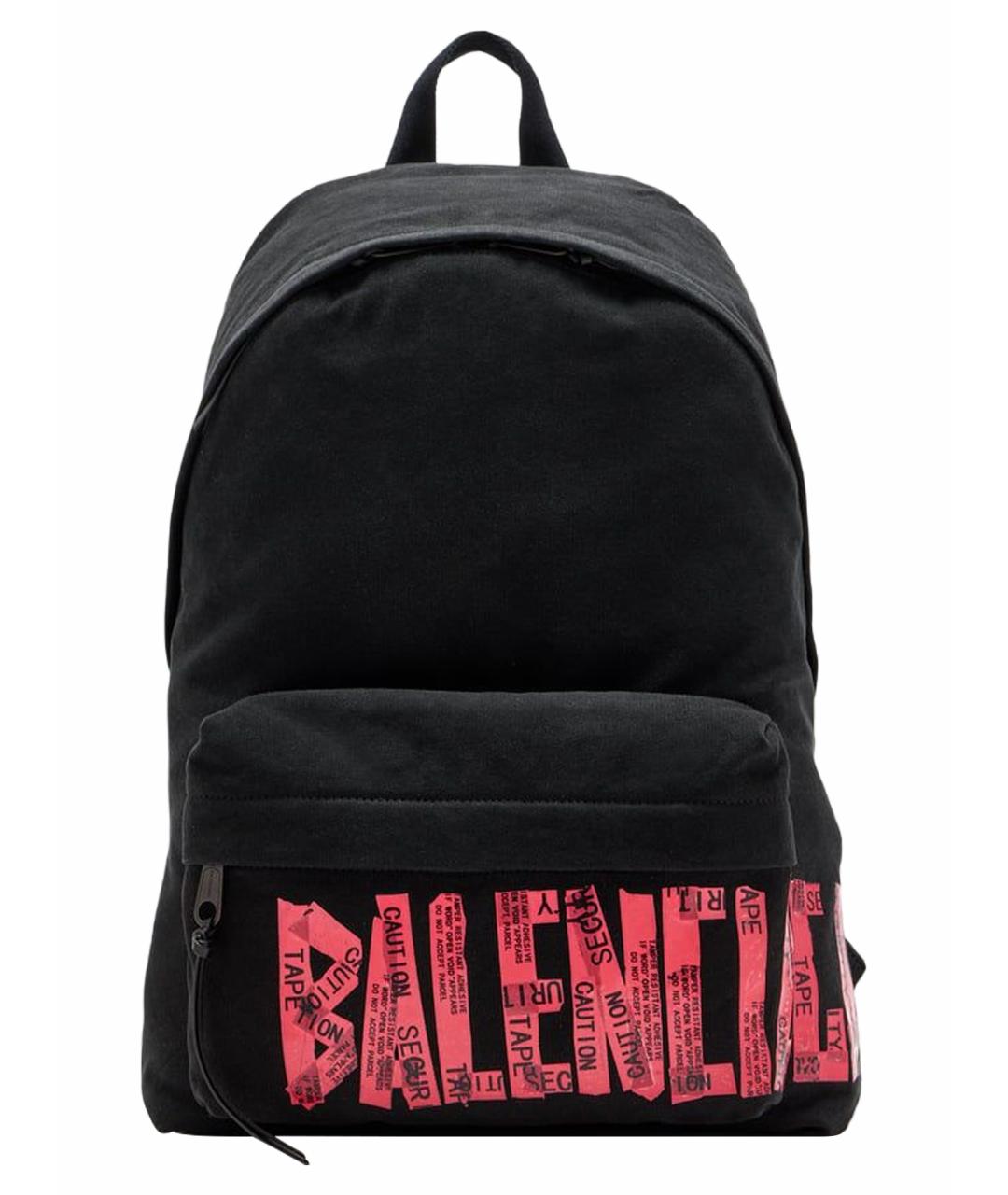 BALENCIAGA Черный хлопковый рюкзак, фото 1