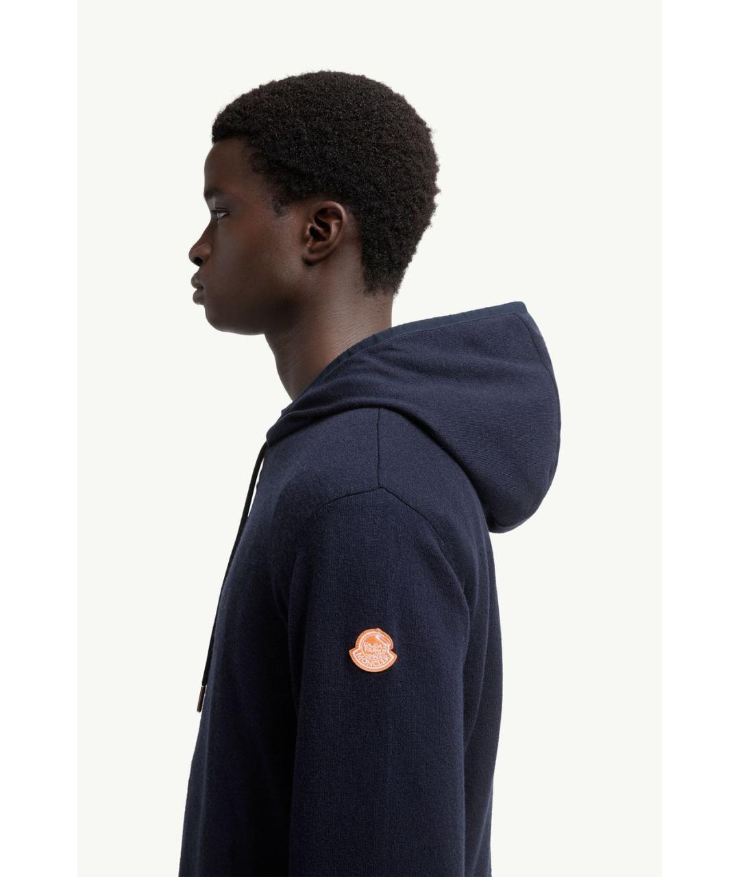 MONCLER Темно-синяя куртка, фото 3