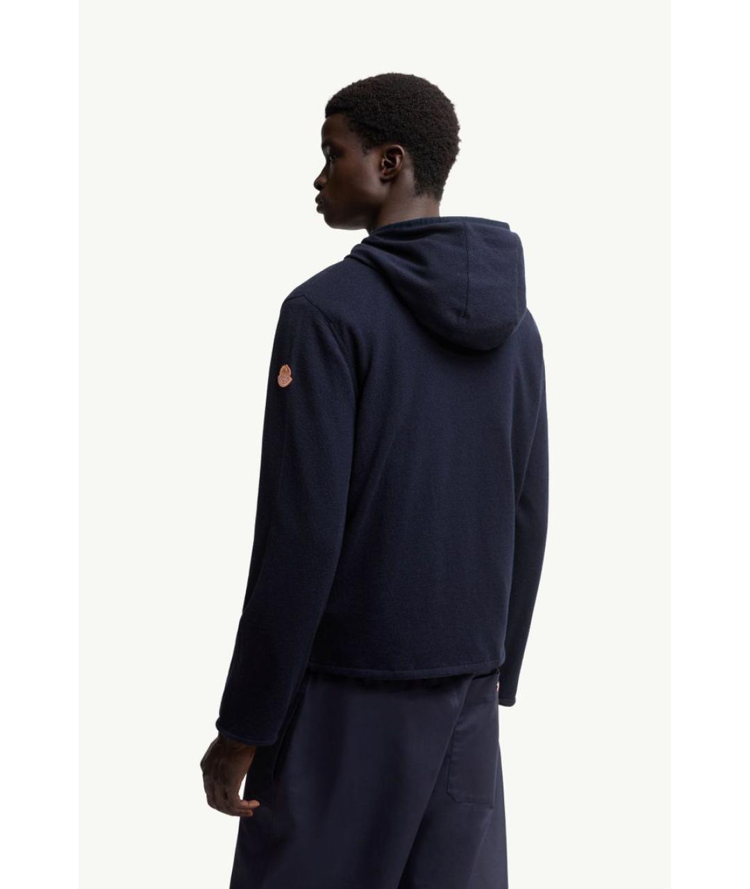 MONCLER Темно-синяя куртка, фото 4