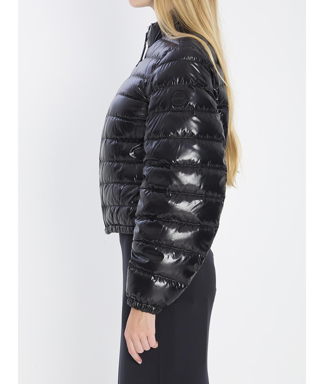 MONCLER Черная полиамидовая куртка, фото 4