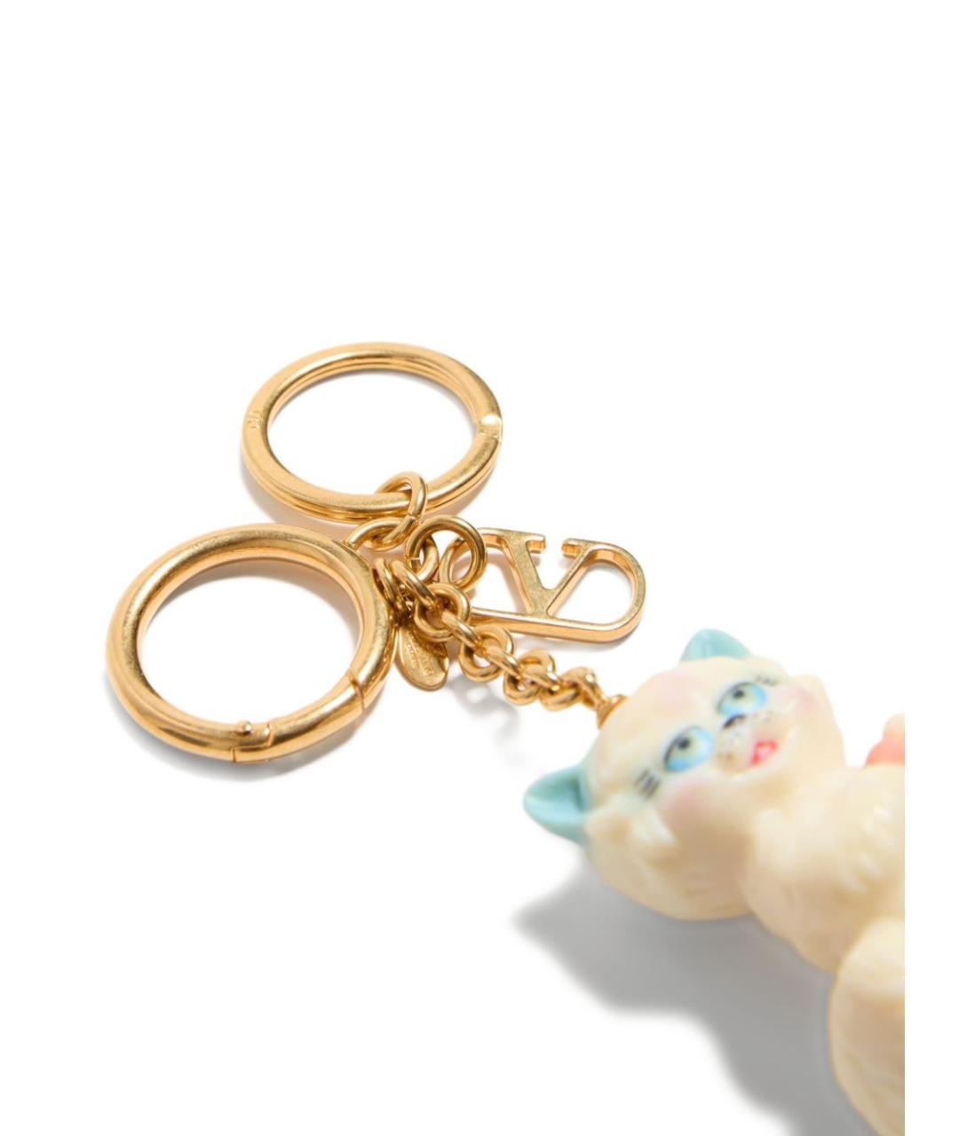 VALENTINO Золотой брелок, фото 2