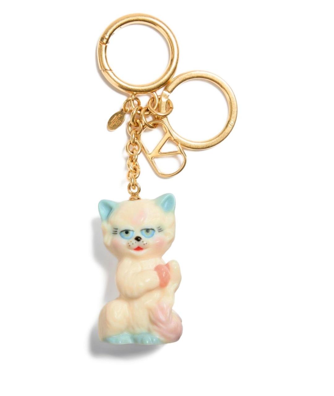 VALENTINO Золотой брелок, фото 1