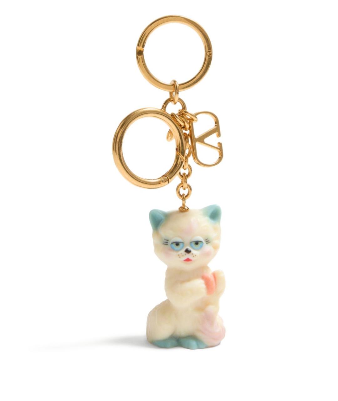 VALENTINO Золотой брелок, фото 3