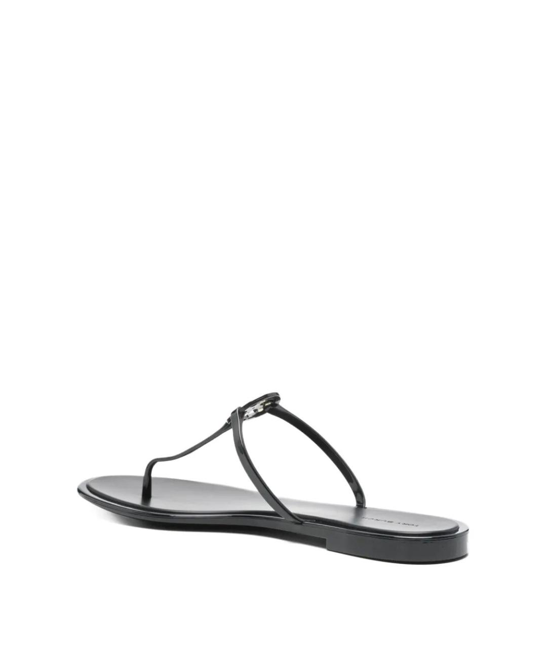 TORY BURCH Черные шлепанцы, фото 4