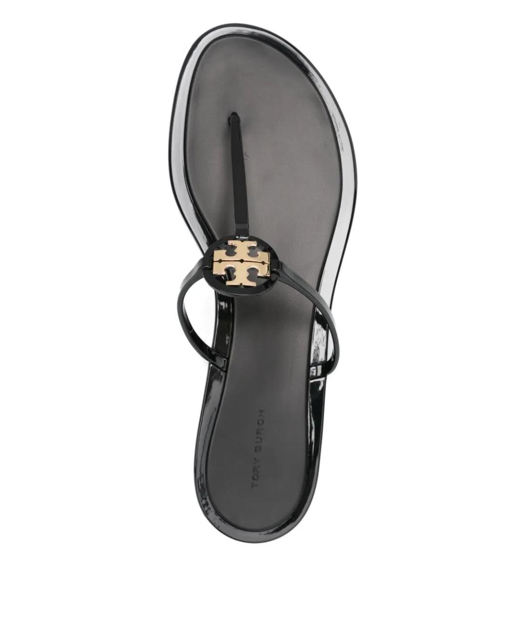 TORY BURCH Черные шлепанцы, фото 3