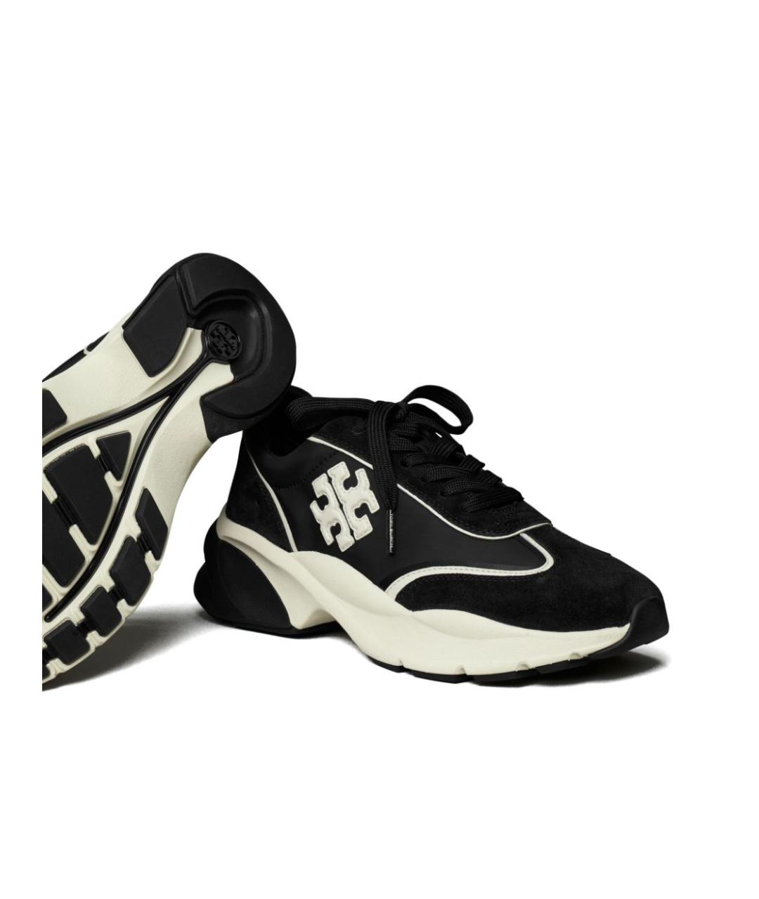 TORY BURCH Черные синтетические кроссовки, фото 3