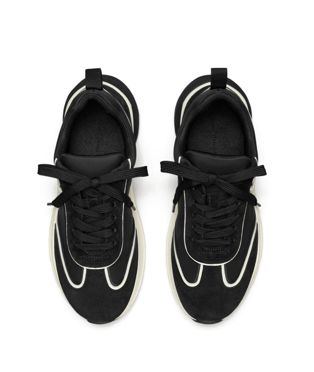 TORY BURCH Черные синтетические кроссовки, фото 2