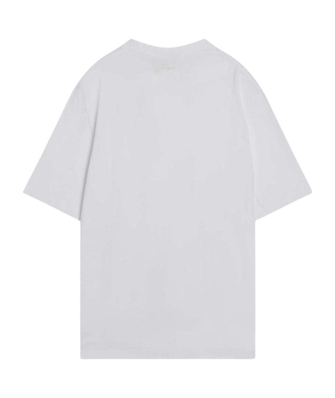 JACQUEMUS Белая хлопковая футболка, фото 2