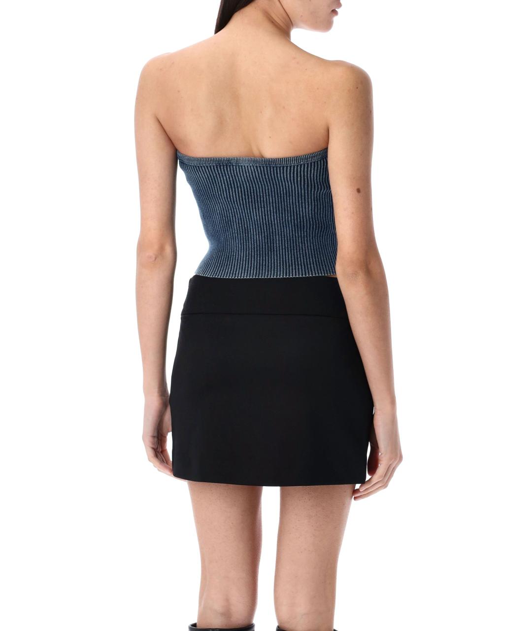 DIESEL Синяя хлопковая майка, фото 3