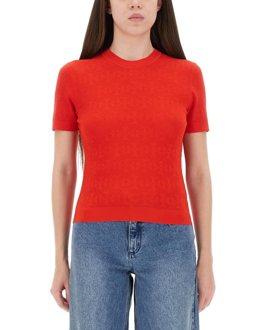 TORY BURCH Красный вискозный джемпер / свитер, фото 4