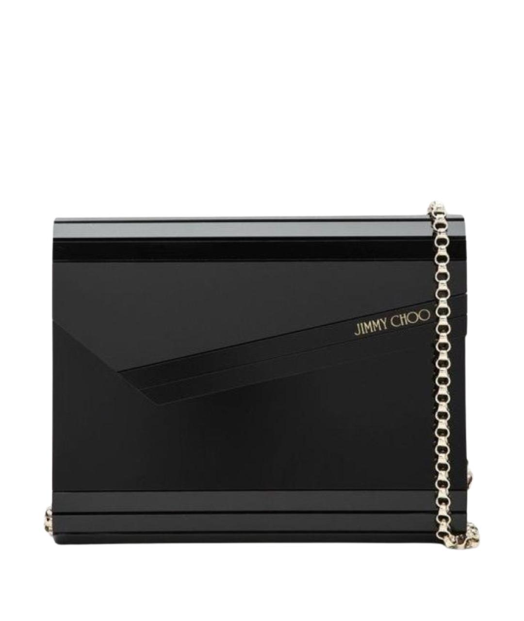 JIMMY CHOO Черная синтетическая сумка через плечо, фото 1
