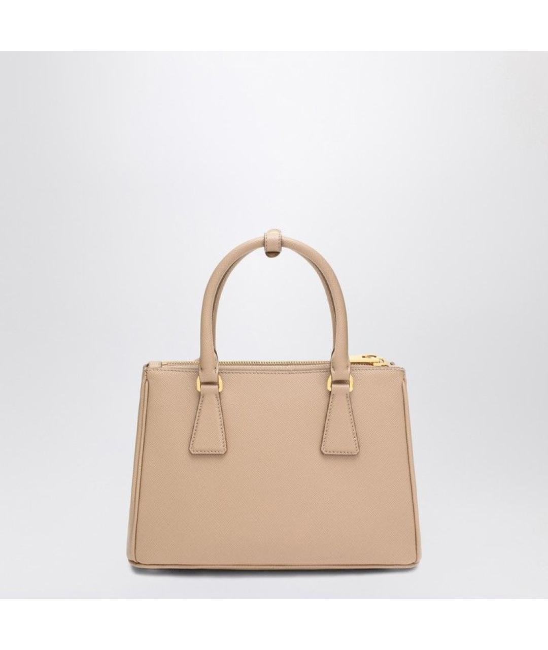 PRADA Розовая кожаная сумка тоут, фото 2