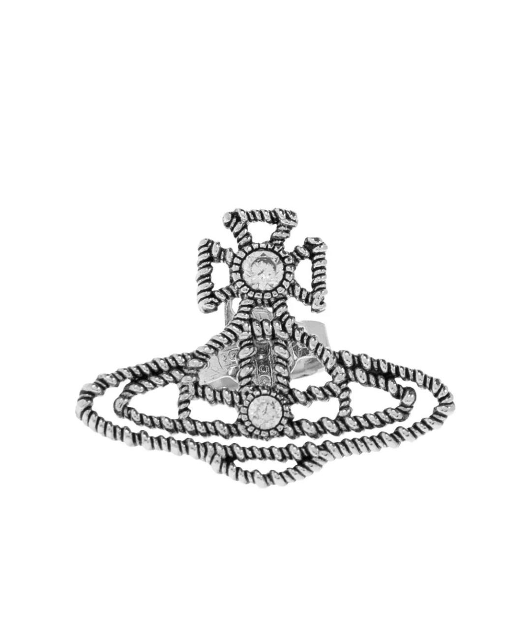 VIVIENNE WESTWOOD Серебряные металлические серьги, фото 3