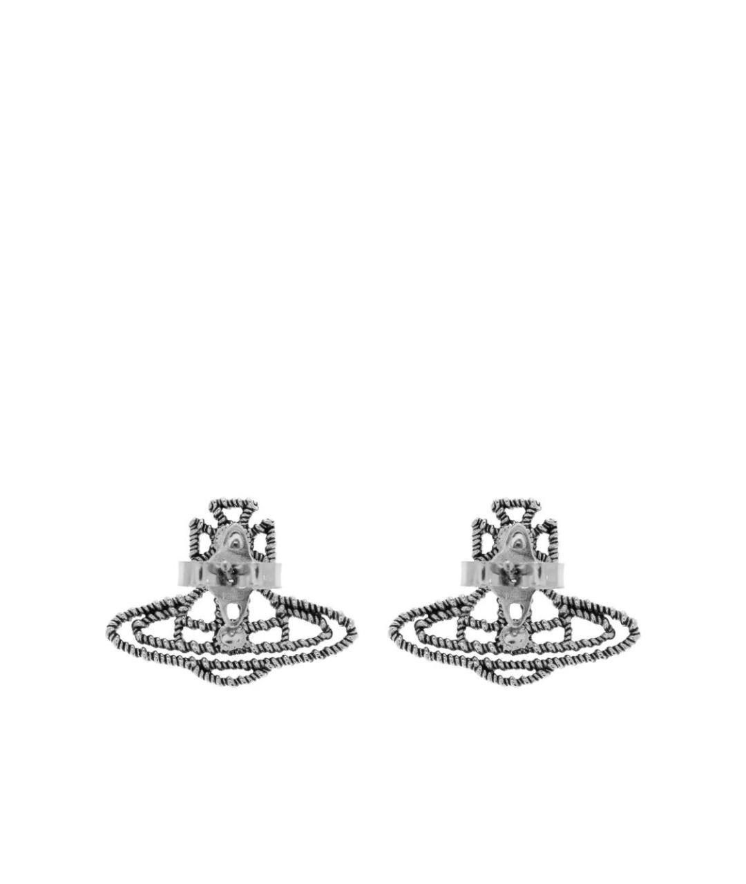 VIVIENNE WESTWOOD Серебряные металлические серьги, фото 1