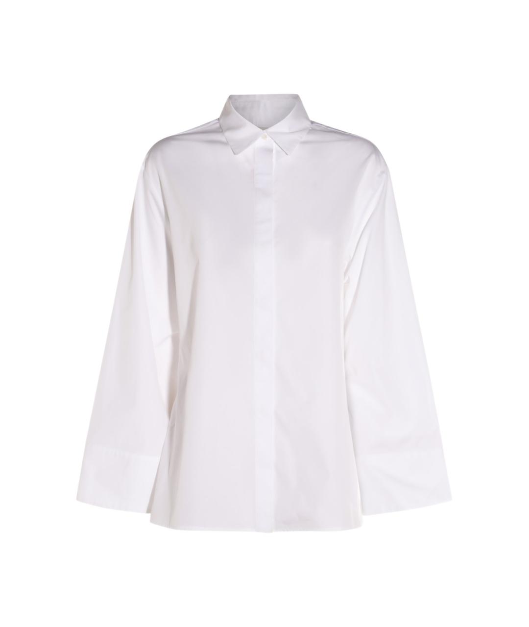 'S MAX MARA Белая хлопковая рубашка, фото 1