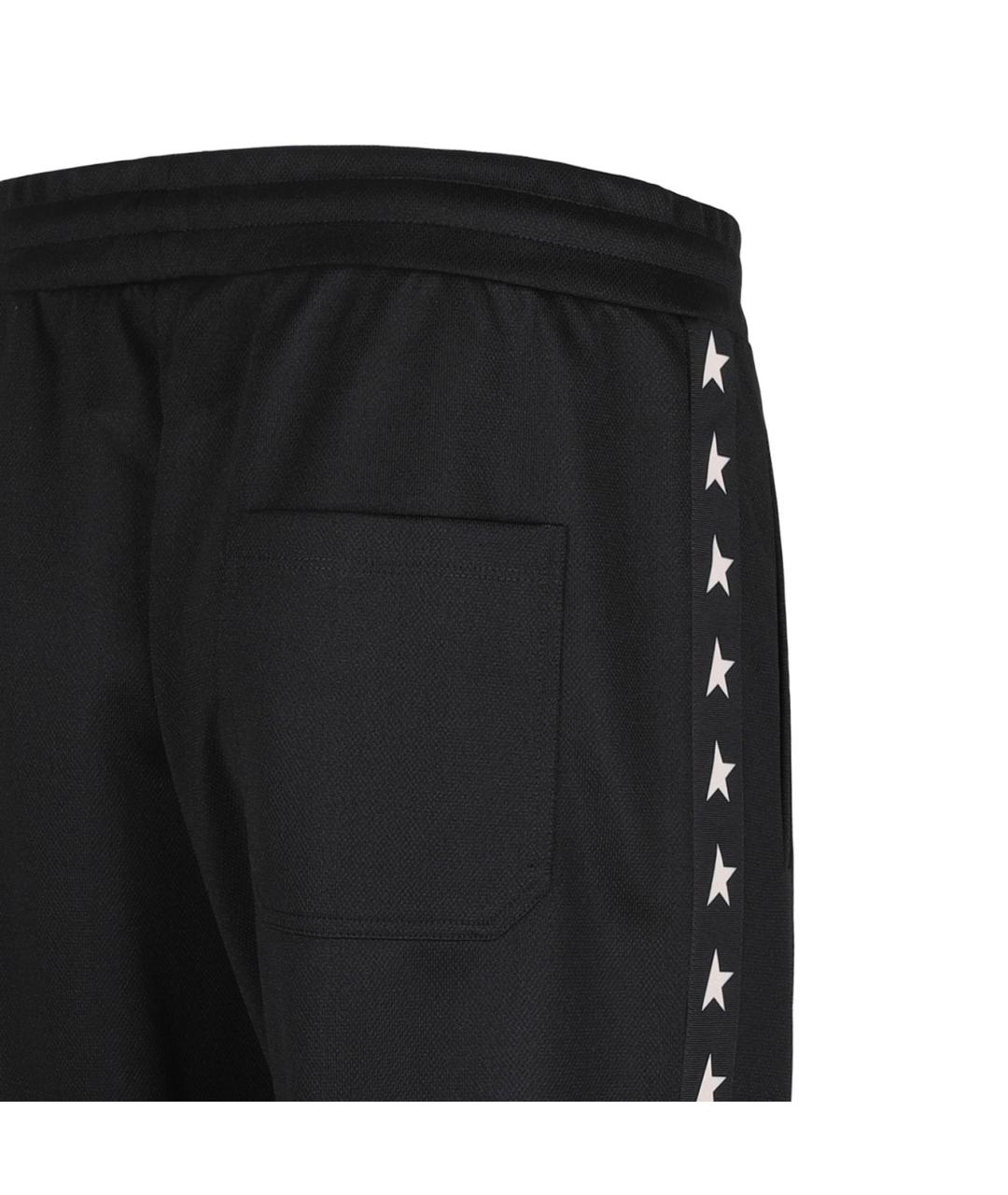 GOLDEN GOOSE DELUXE BRAND Черные полиэстеровые повседневные брюки, фото 4