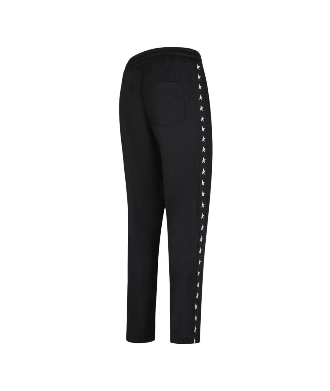 GOLDEN GOOSE DELUXE BRAND Черные полиэстеровые повседневные брюки, фото 3