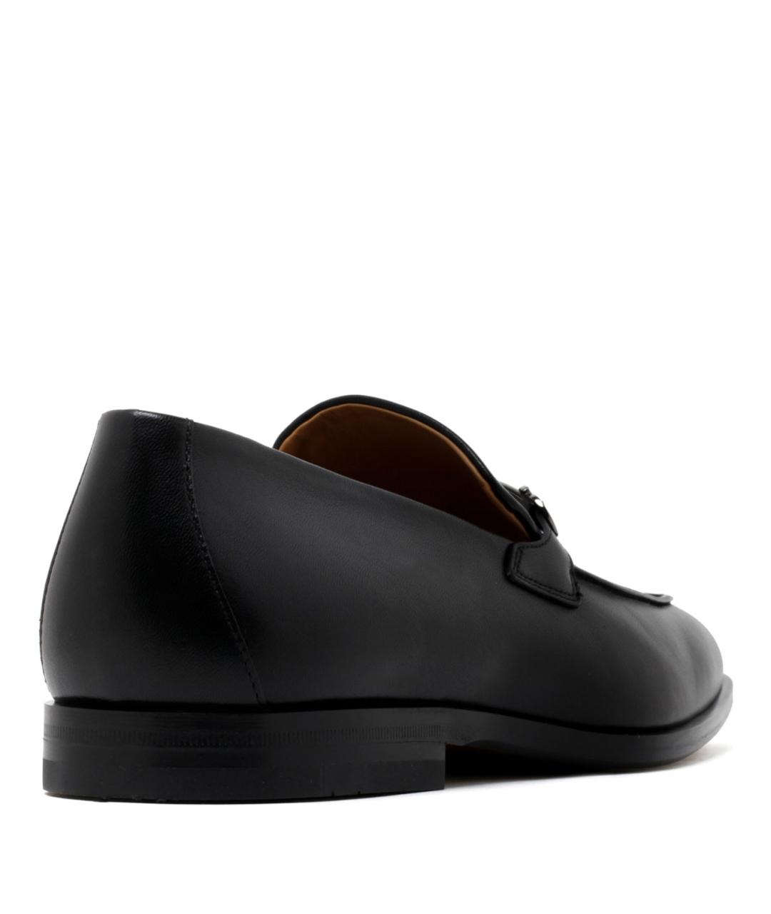 FERRAGAMO Черные кожаные туфли, фото 3
