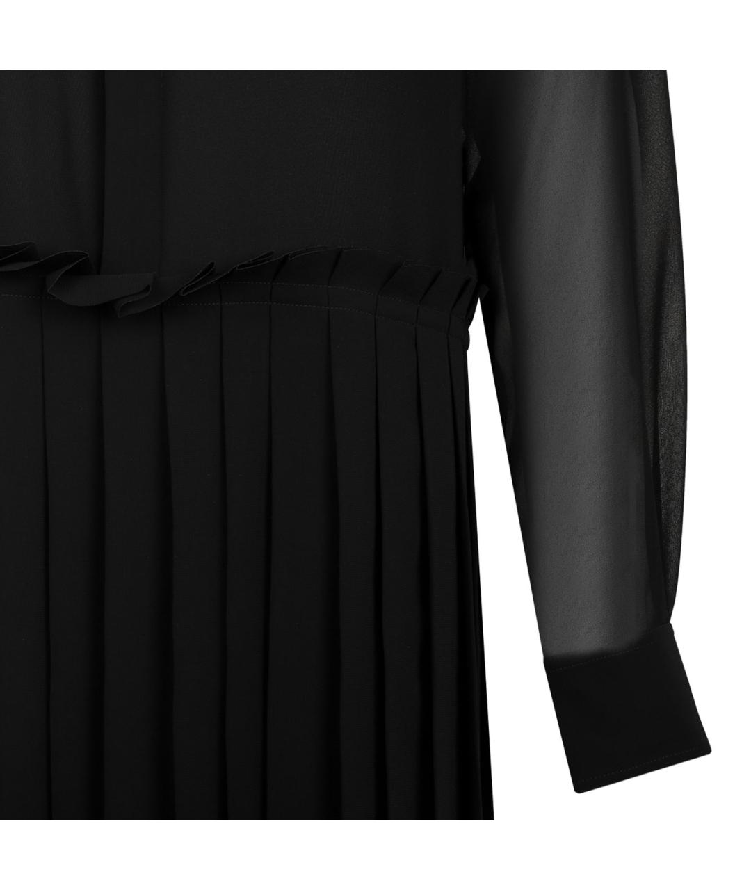 Ami Paris Черное полиэстеровое повседневное платье, фото 4