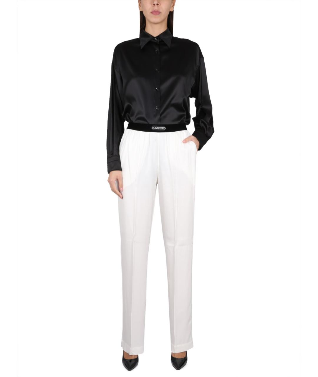 TOM FORD Черная шелковая рубашка, фото 2