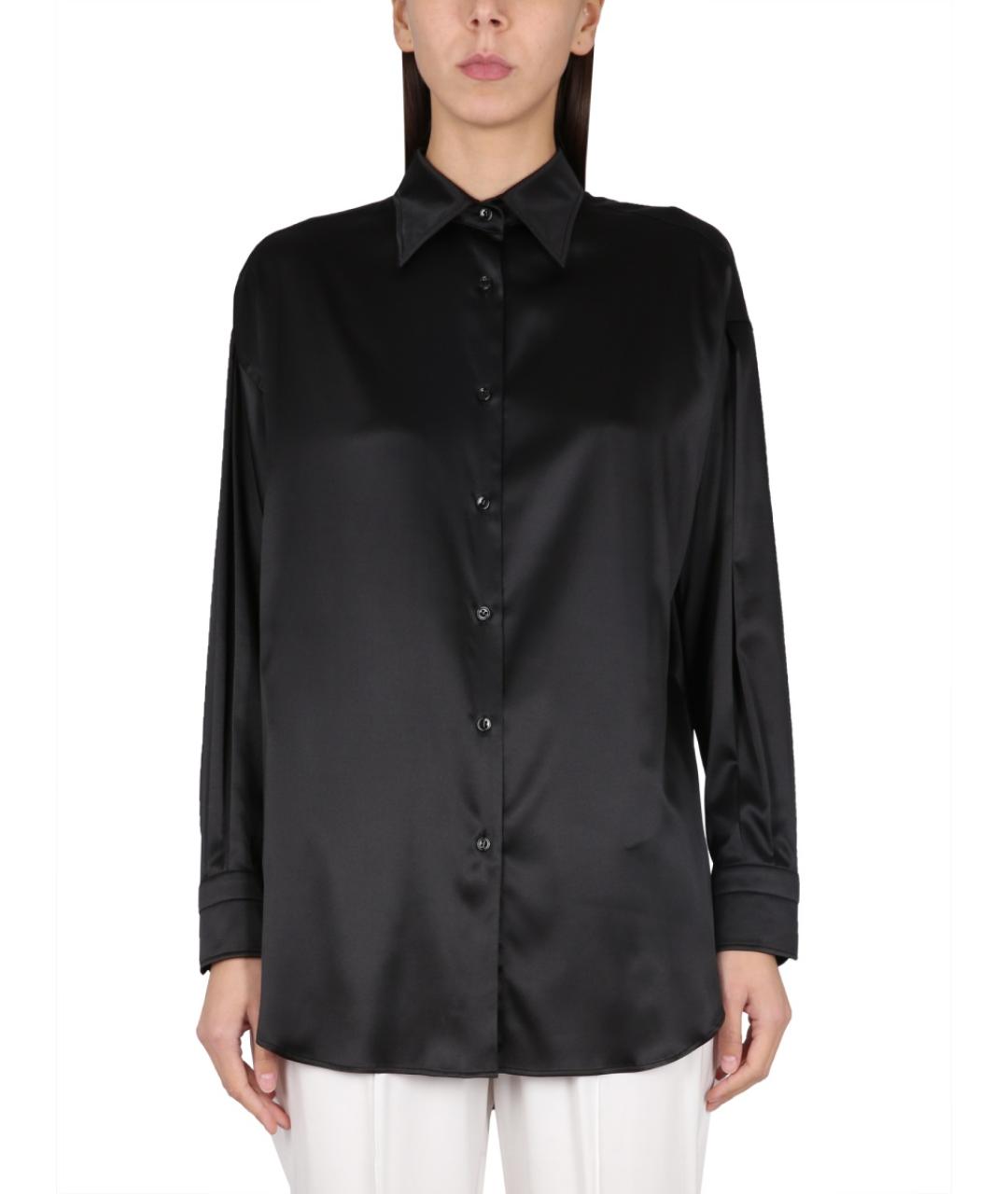 TOM FORD Черная шелковая рубашка, фото 4
