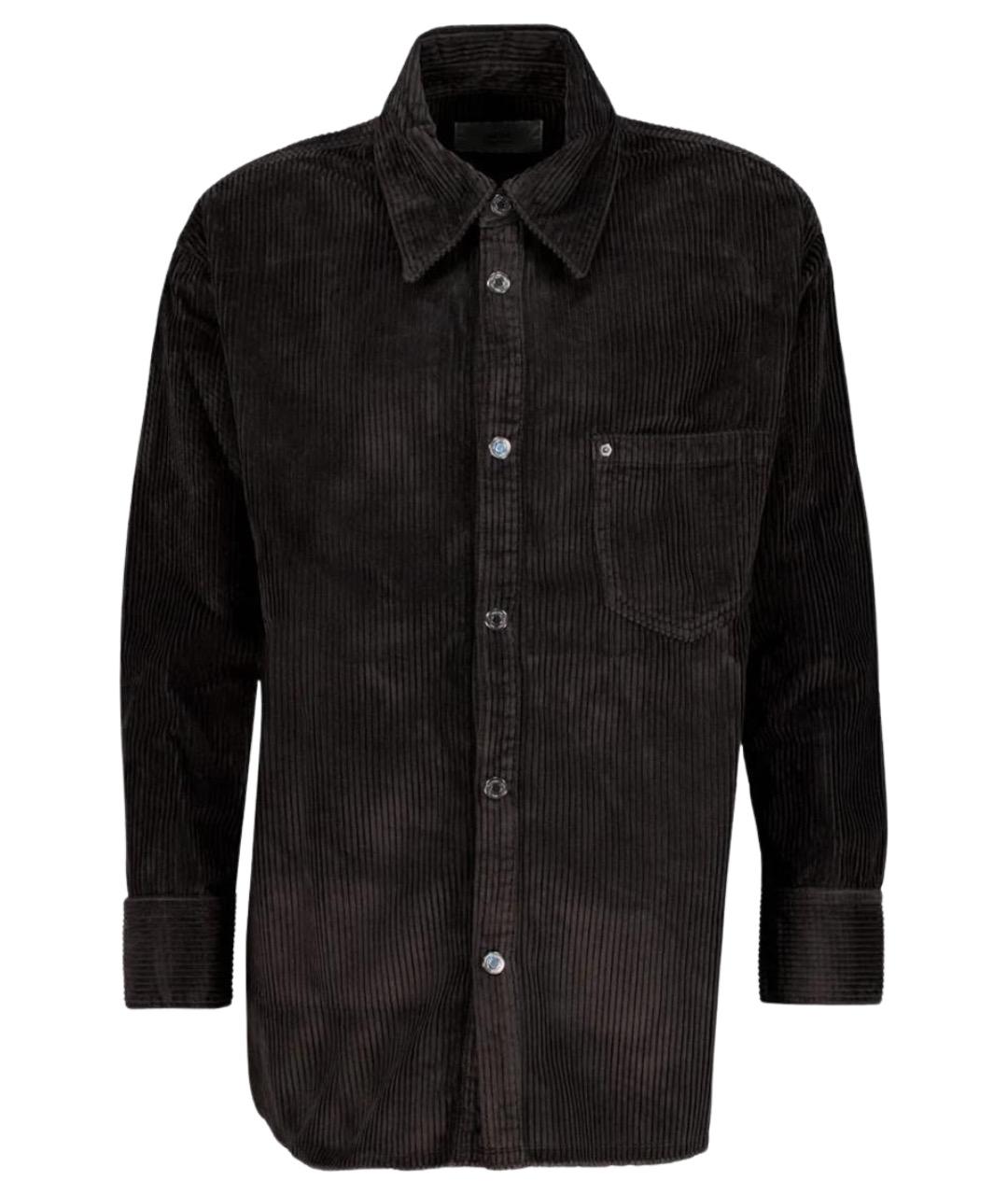 Ami Paris Серая хлопковая кэжуал рубашка, фото 1