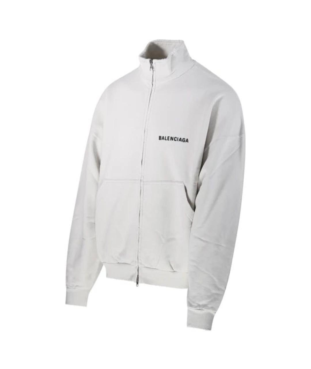 BALENCIAGA Белая хлопковая куртка, фото 2