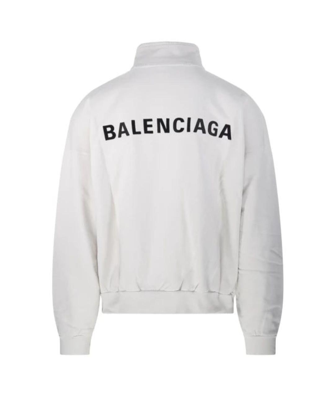BALENCIAGA Белая хлопковая куртка, фото 3