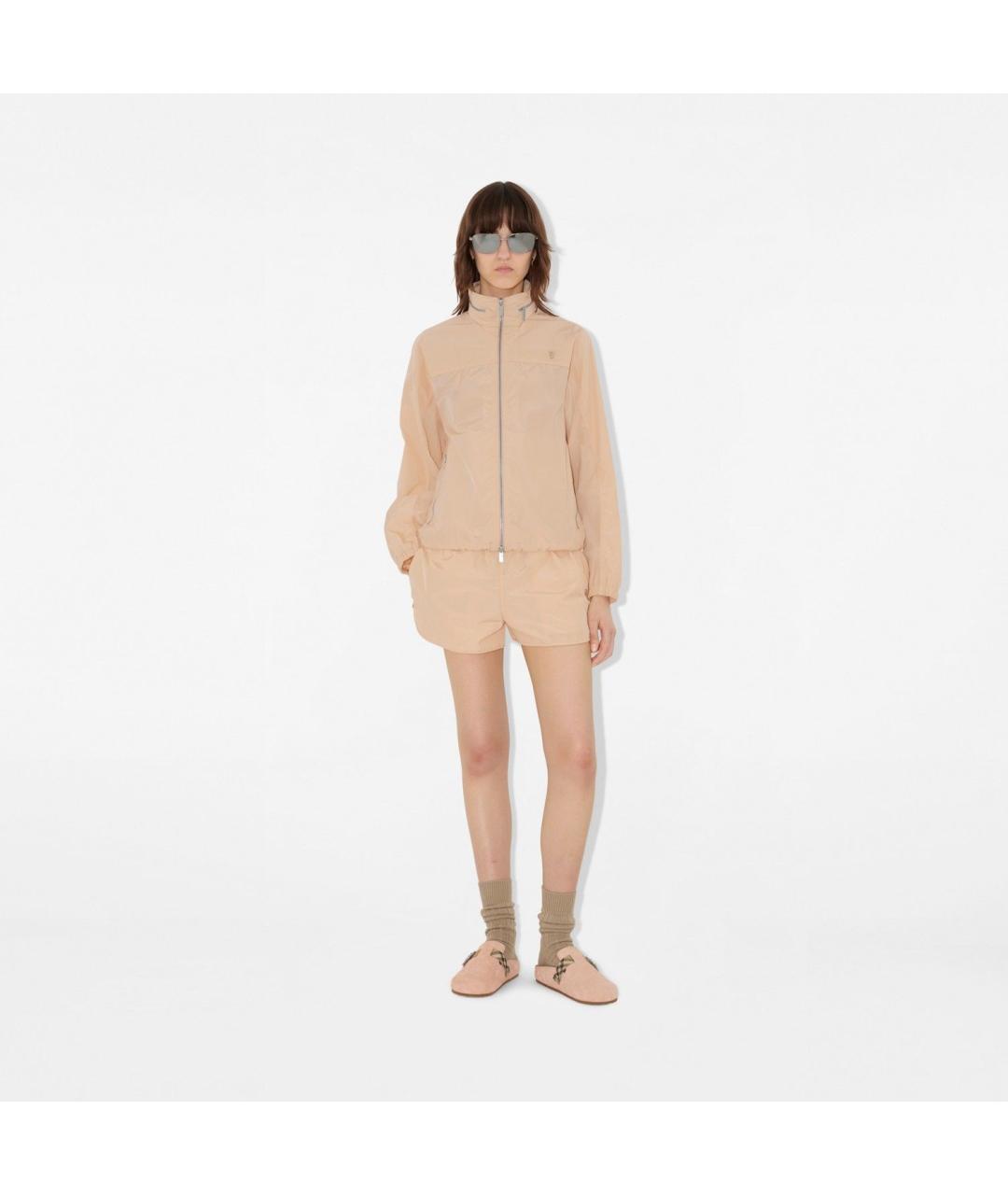 BURBERRY Розовые замшевые мюли, фото 2