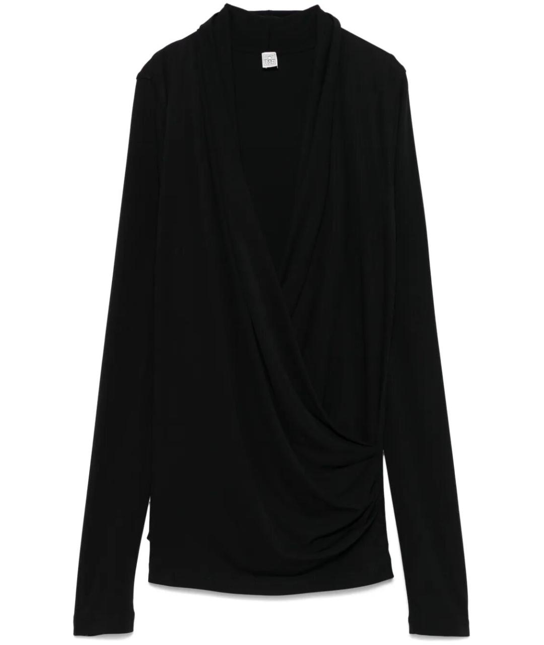 TOTEME Черная вискозная блузы, фото 1