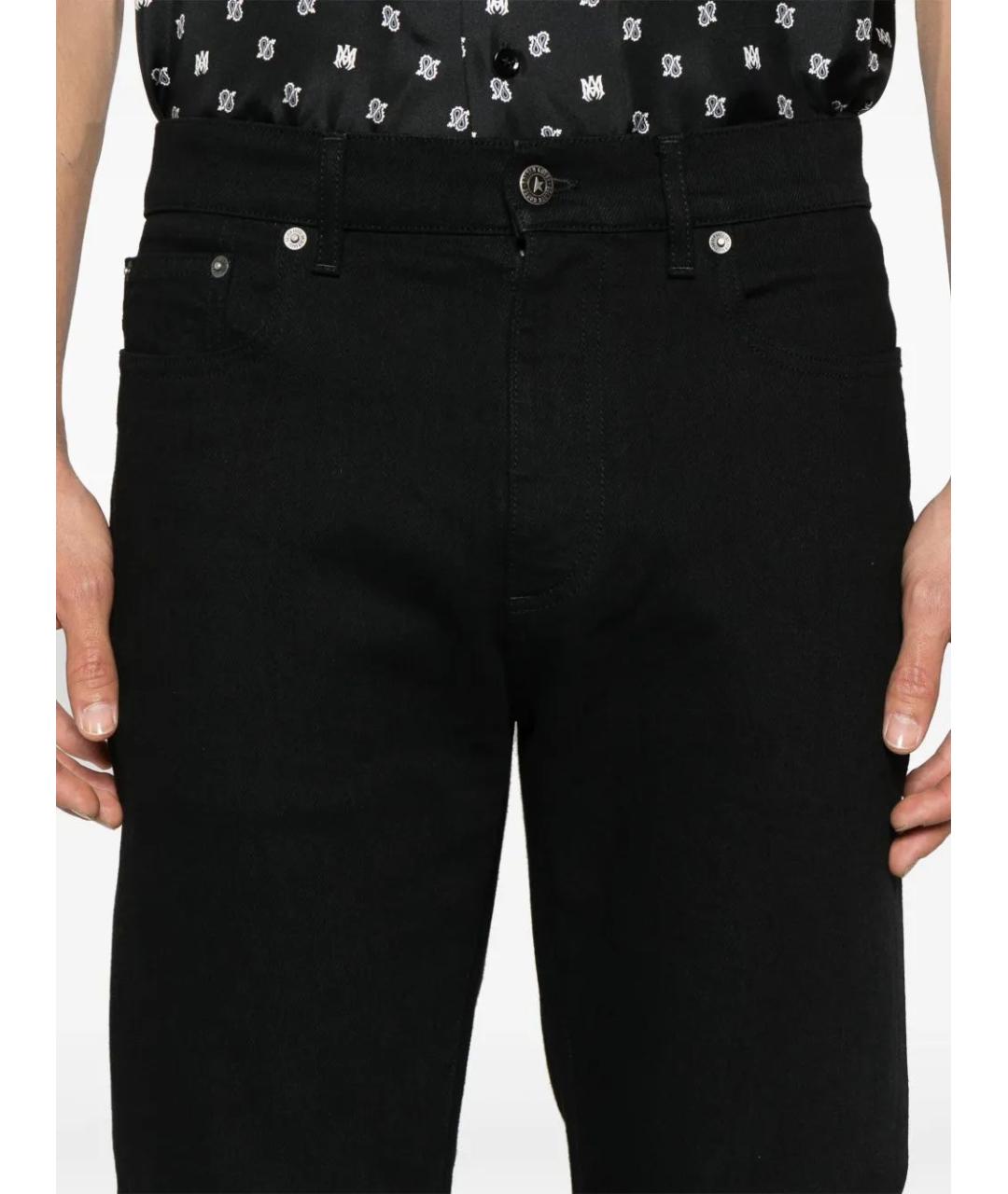 GOLDEN GOOSE DELUXE BRAND Черные хлопковые джинсы скинни, фото 5