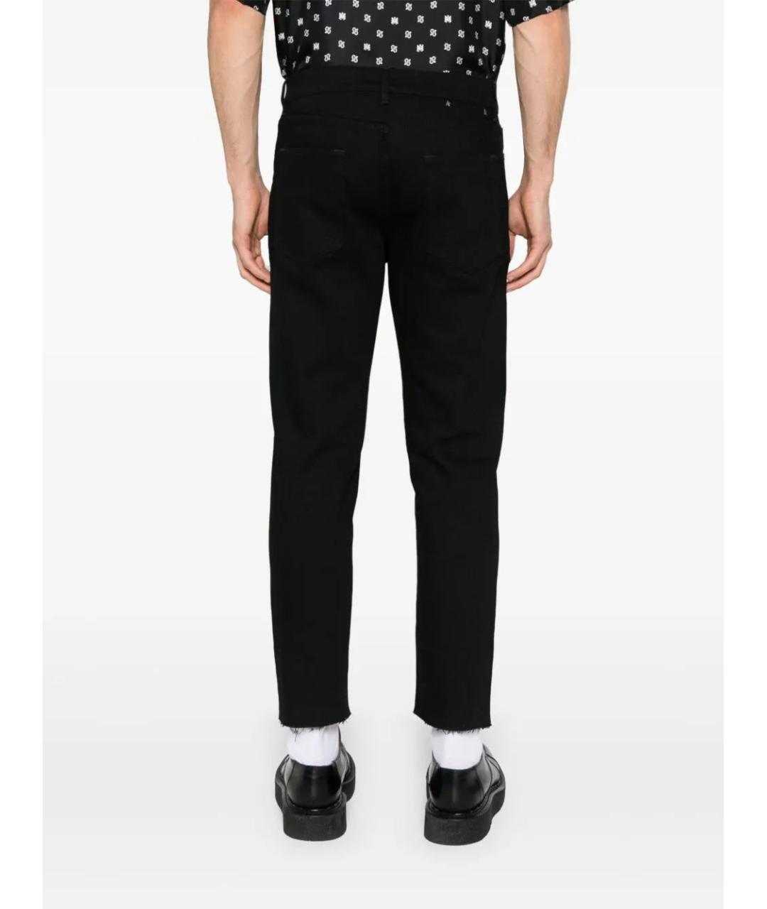 GOLDEN GOOSE DELUXE BRAND Черные хлопковые джинсы скинни, фото 4