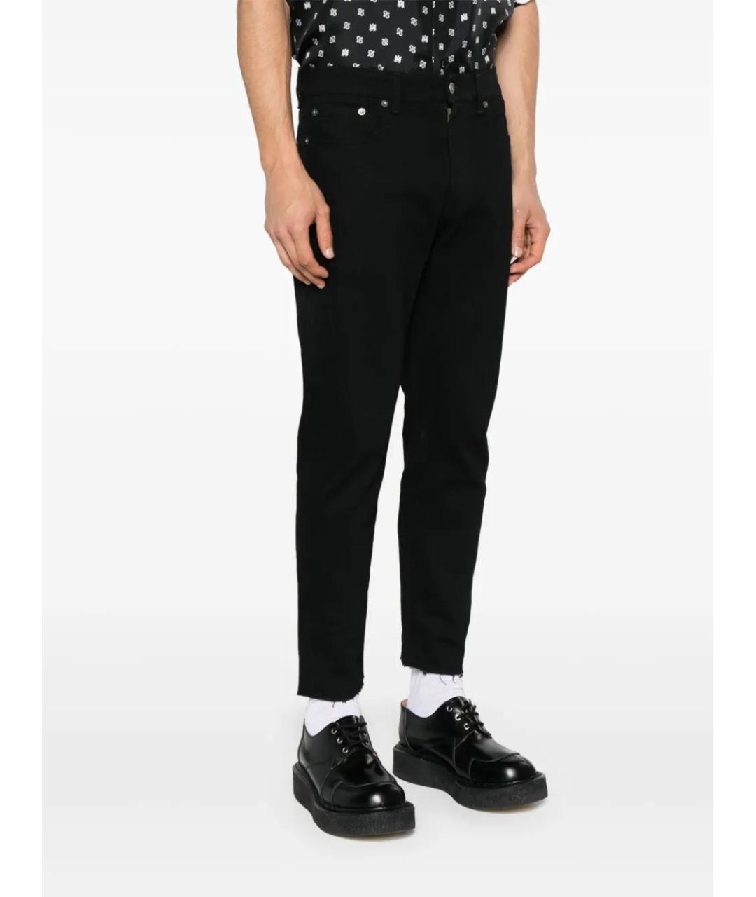 GOLDEN GOOSE DELUXE BRAND Черные хлопковые джинсы скинни, фото 3