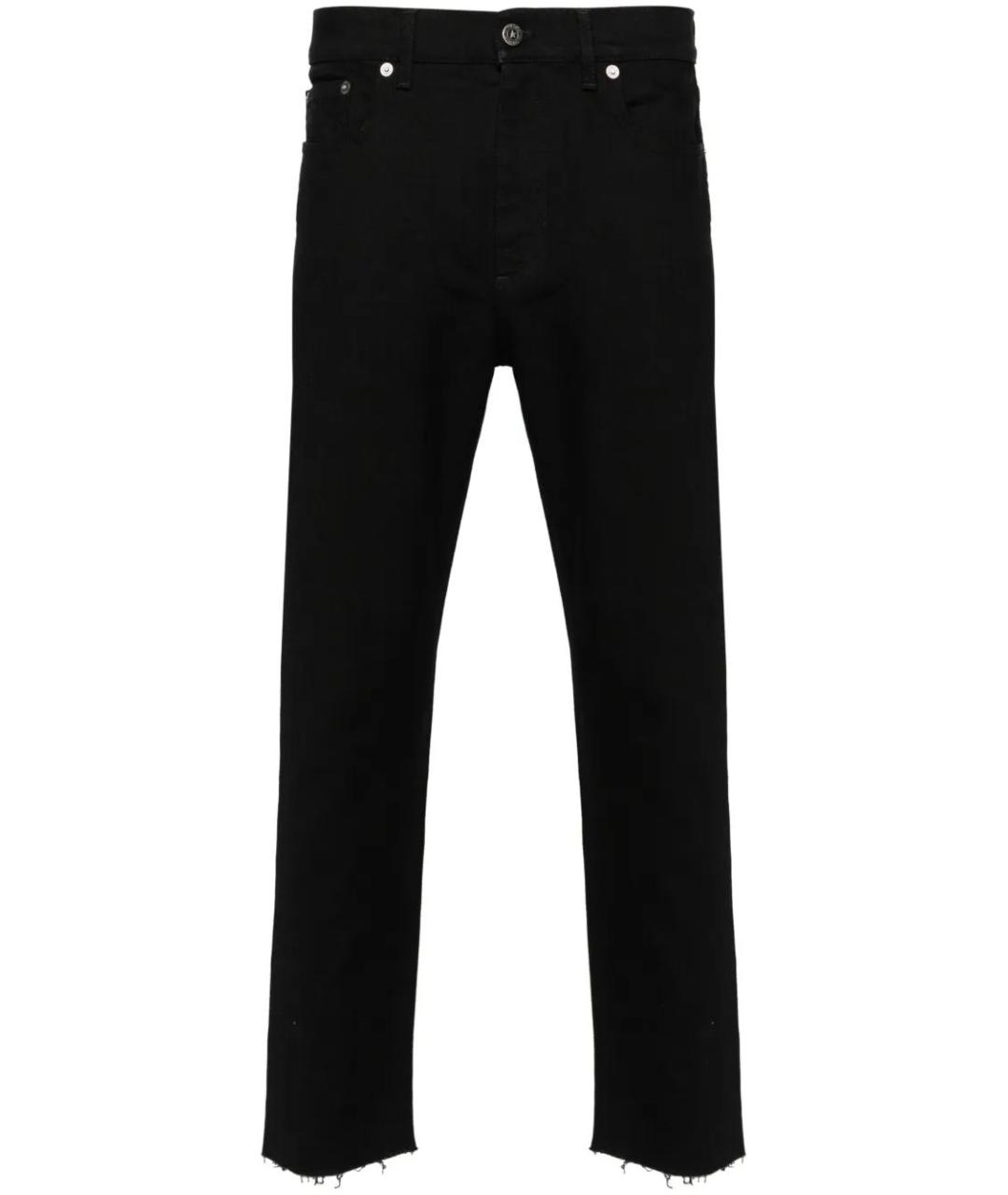 GOLDEN GOOSE DELUXE BRAND Черные хлопковые джинсы скинни, фото 1
