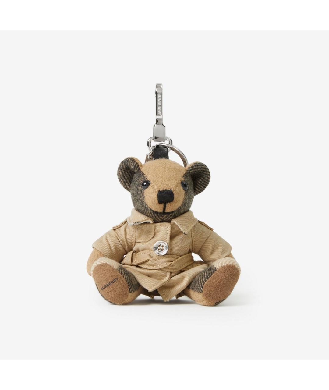 BURBERRY Бежевый брелок, фото 6