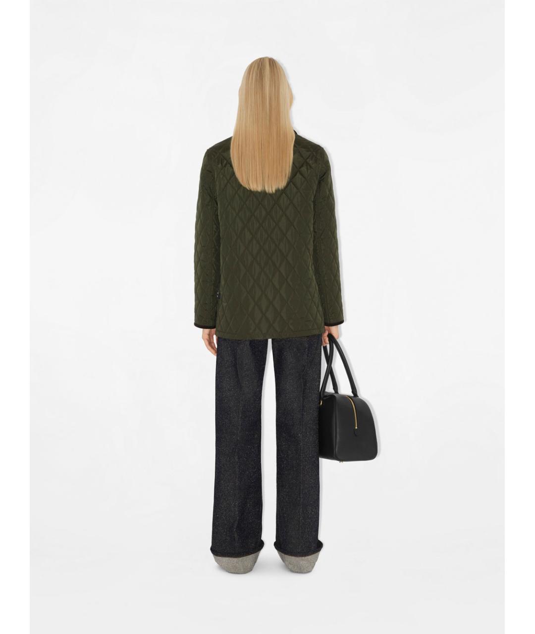 BURBERRY Зеленая куртка, фото 3