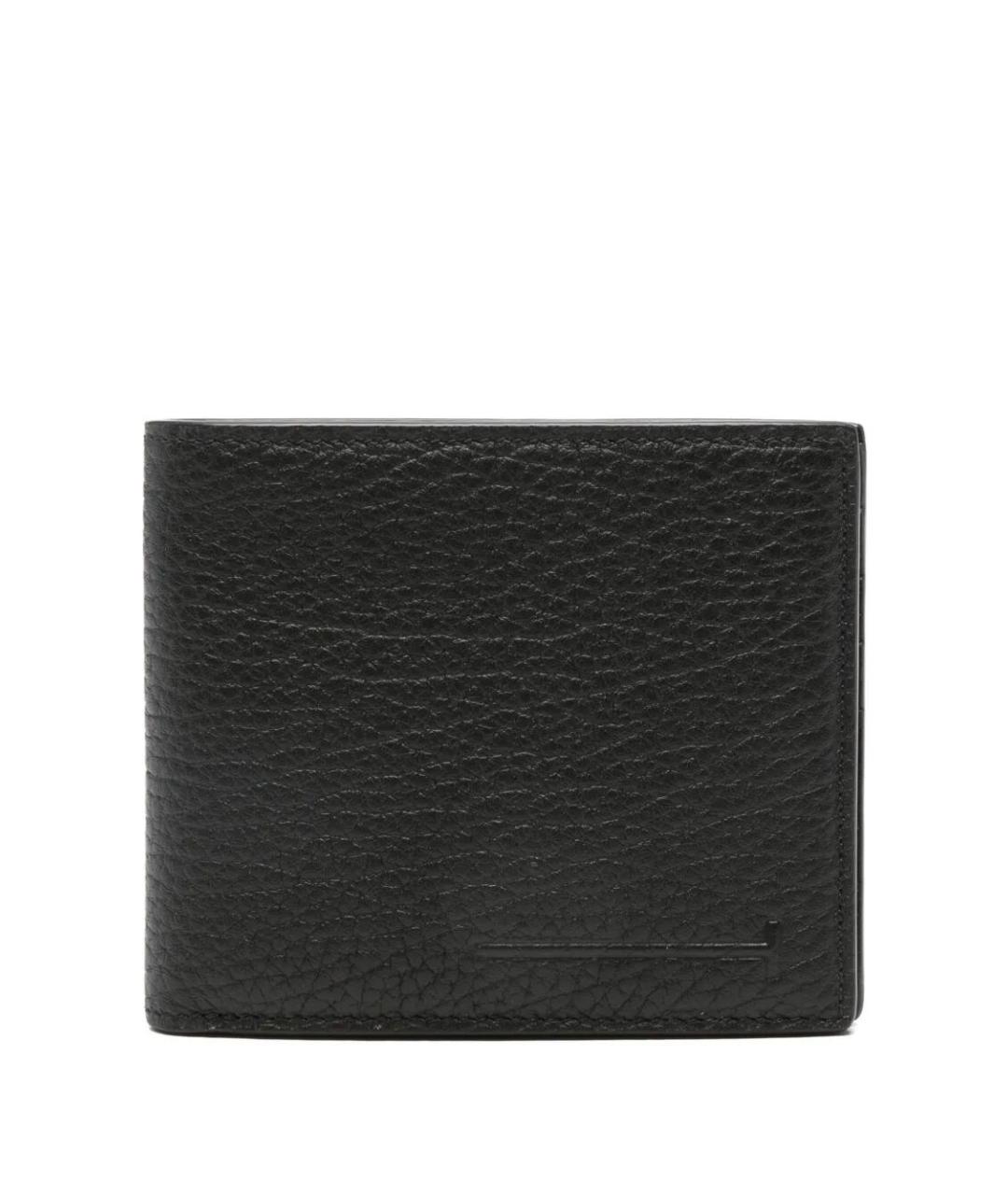 TOM FORD Черный кожаный кошелек, фото 1