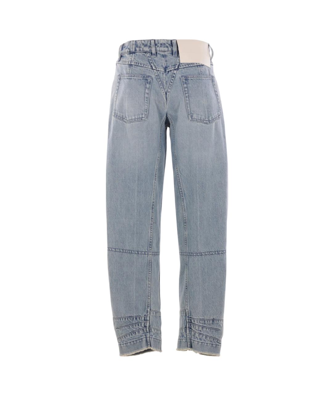 JIL SANDER Голубые прямые джинсы, фото 2