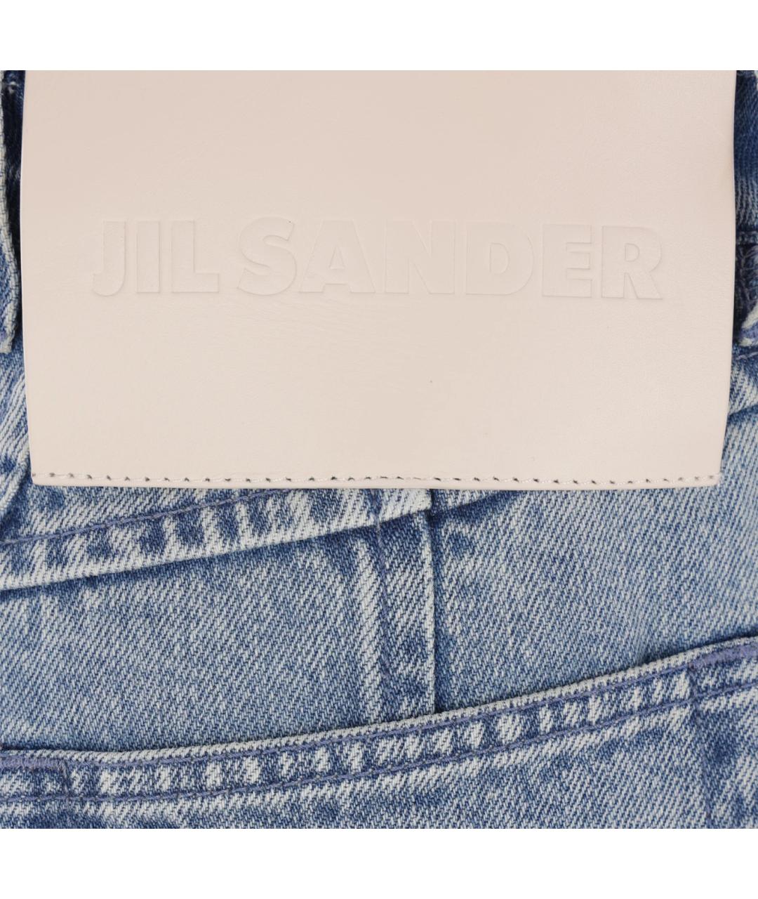 JIL SANDER Голубые прямые джинсы, фото 4