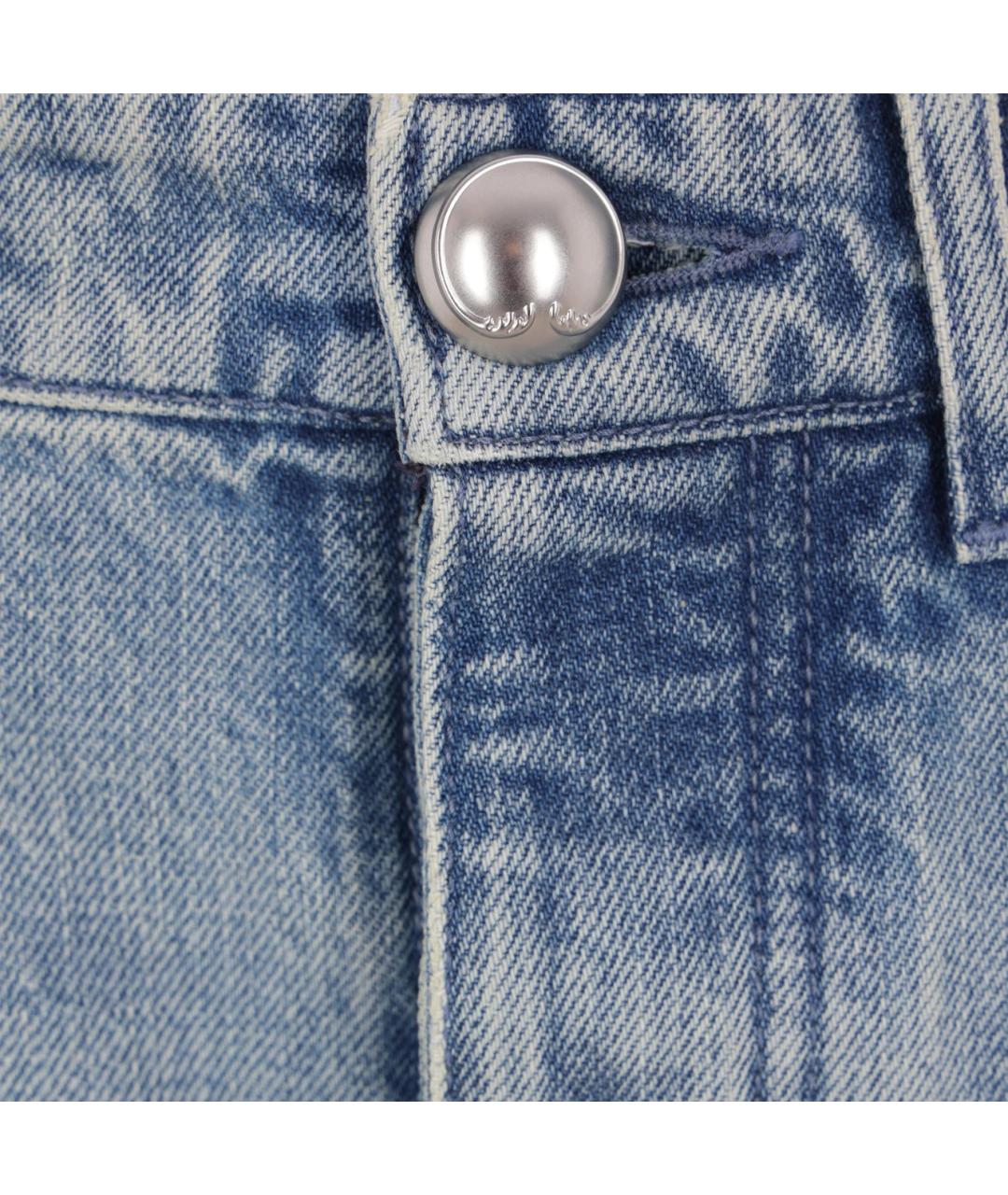 JIL SANDER Голубые прямые джинсы, фото 3