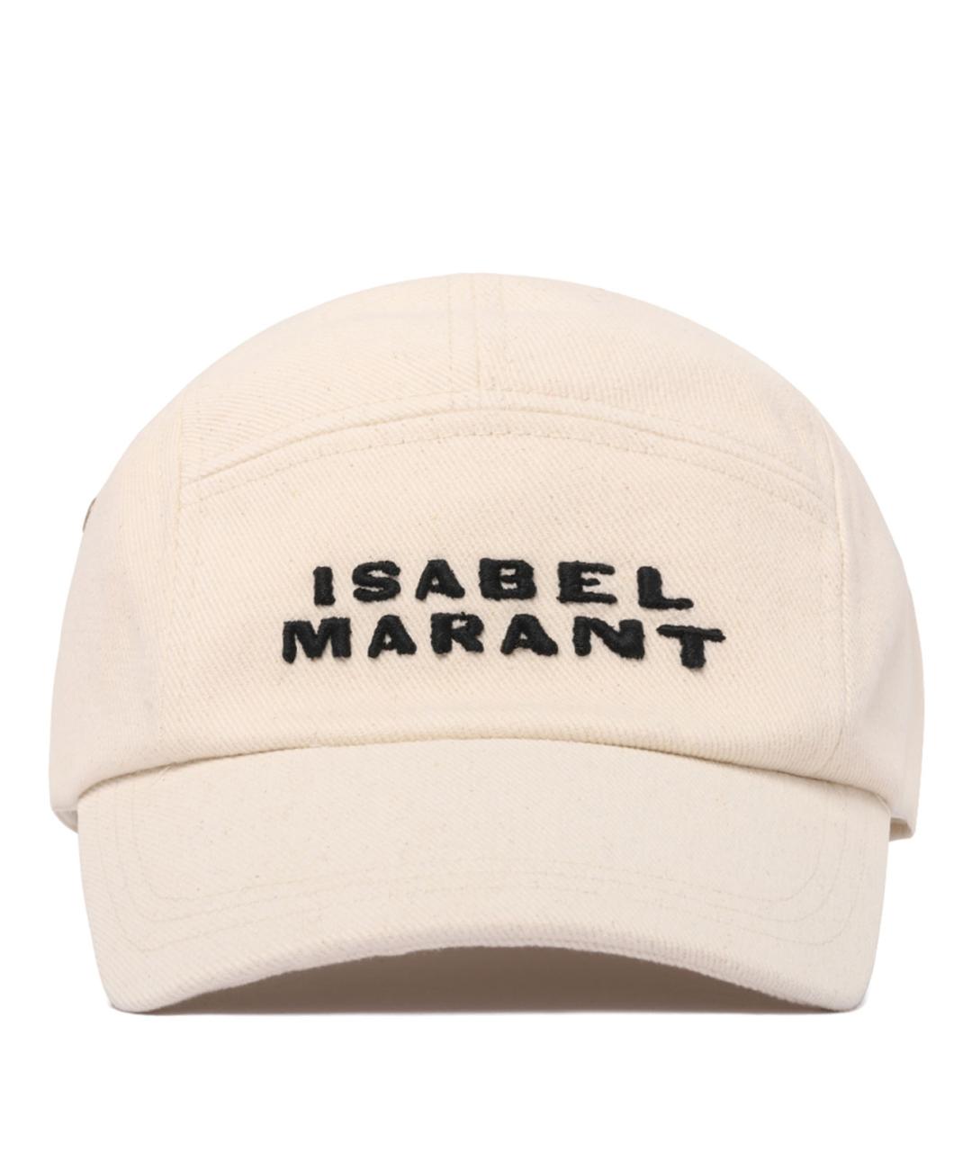 ISABEL MARANT Бежевая хлопковая кепка, фото 1