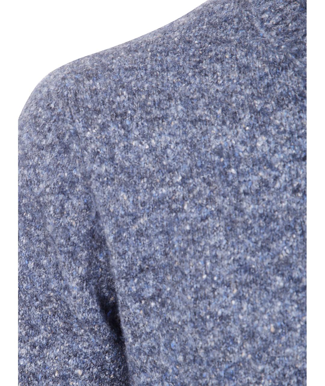 BRUNELLO CUCINELLI Голубой шерстяной джемпер / свитер, фото 3