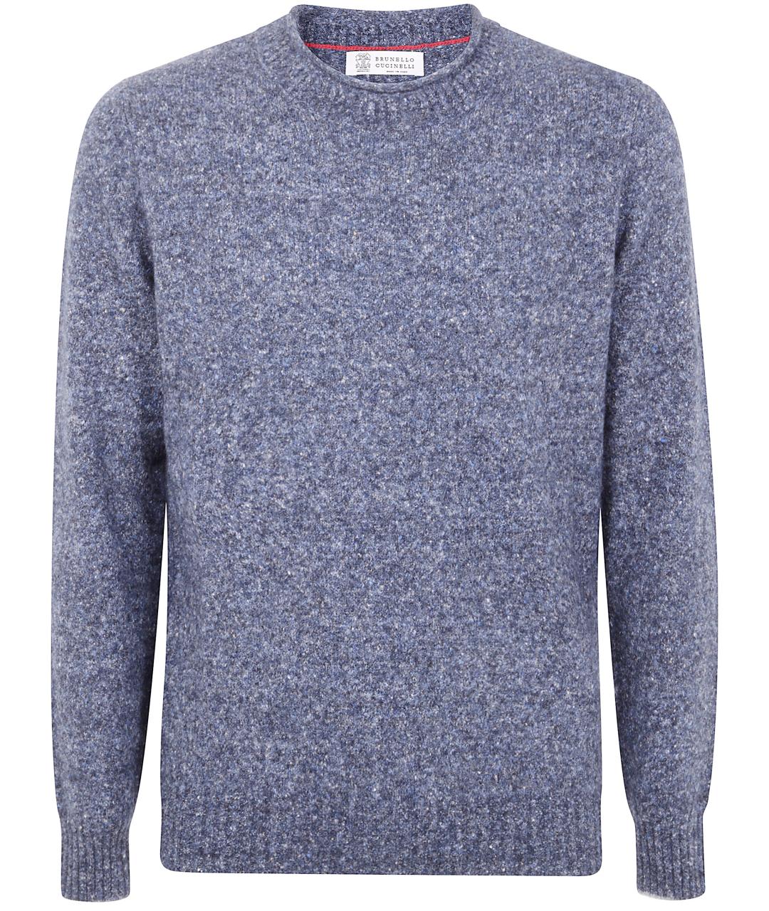 BRUNELLO CUCINELLI Голубой шерстяной джемпер / свитер, фото 1