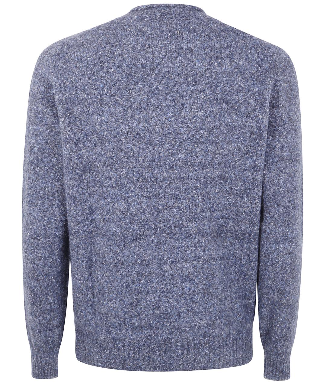 BRUNELLO CUCINELLI Голубой шерстяной джемпер / свитер, фото 2