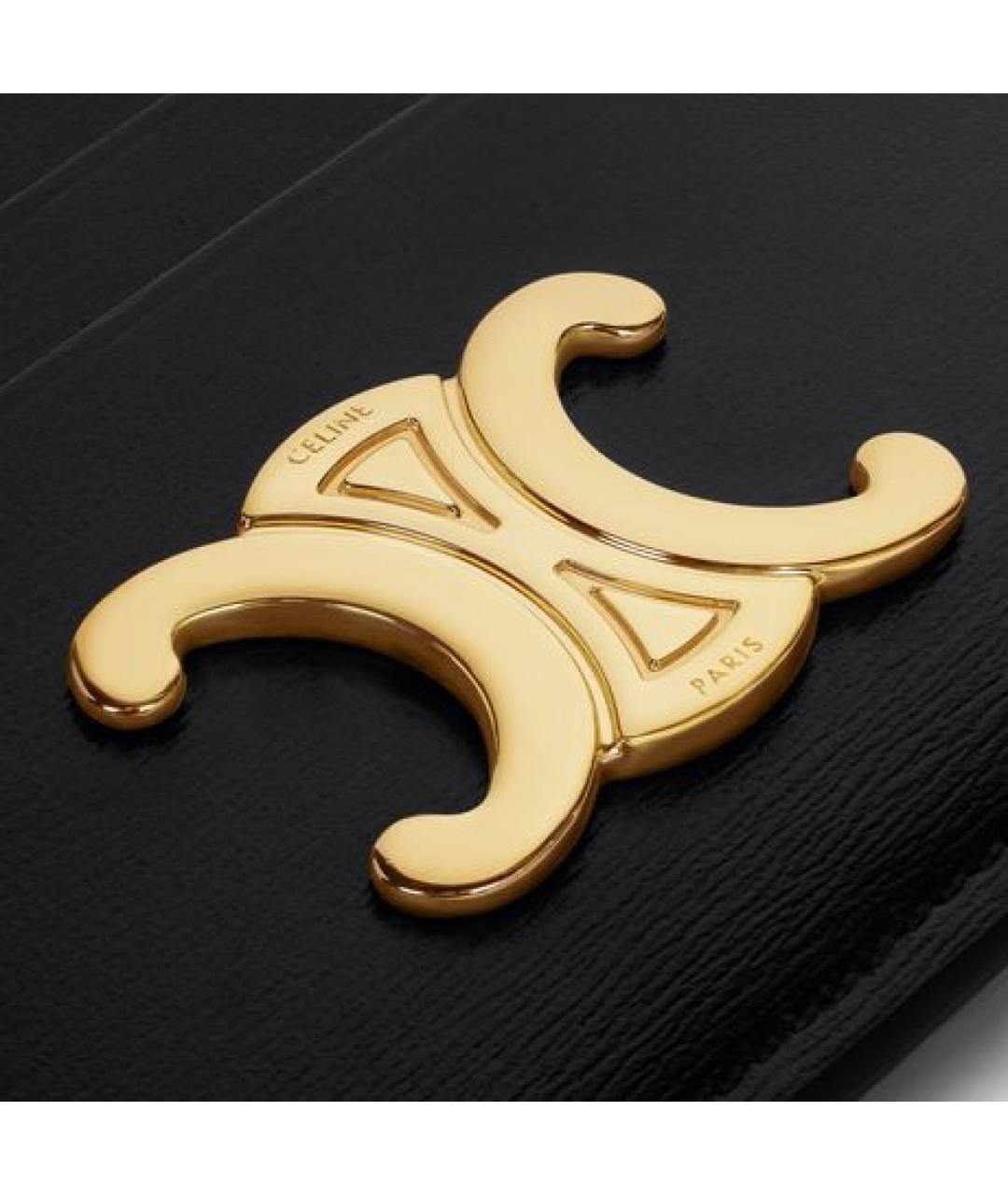 CELINE Черный кожаный кардхолдер, фото 5