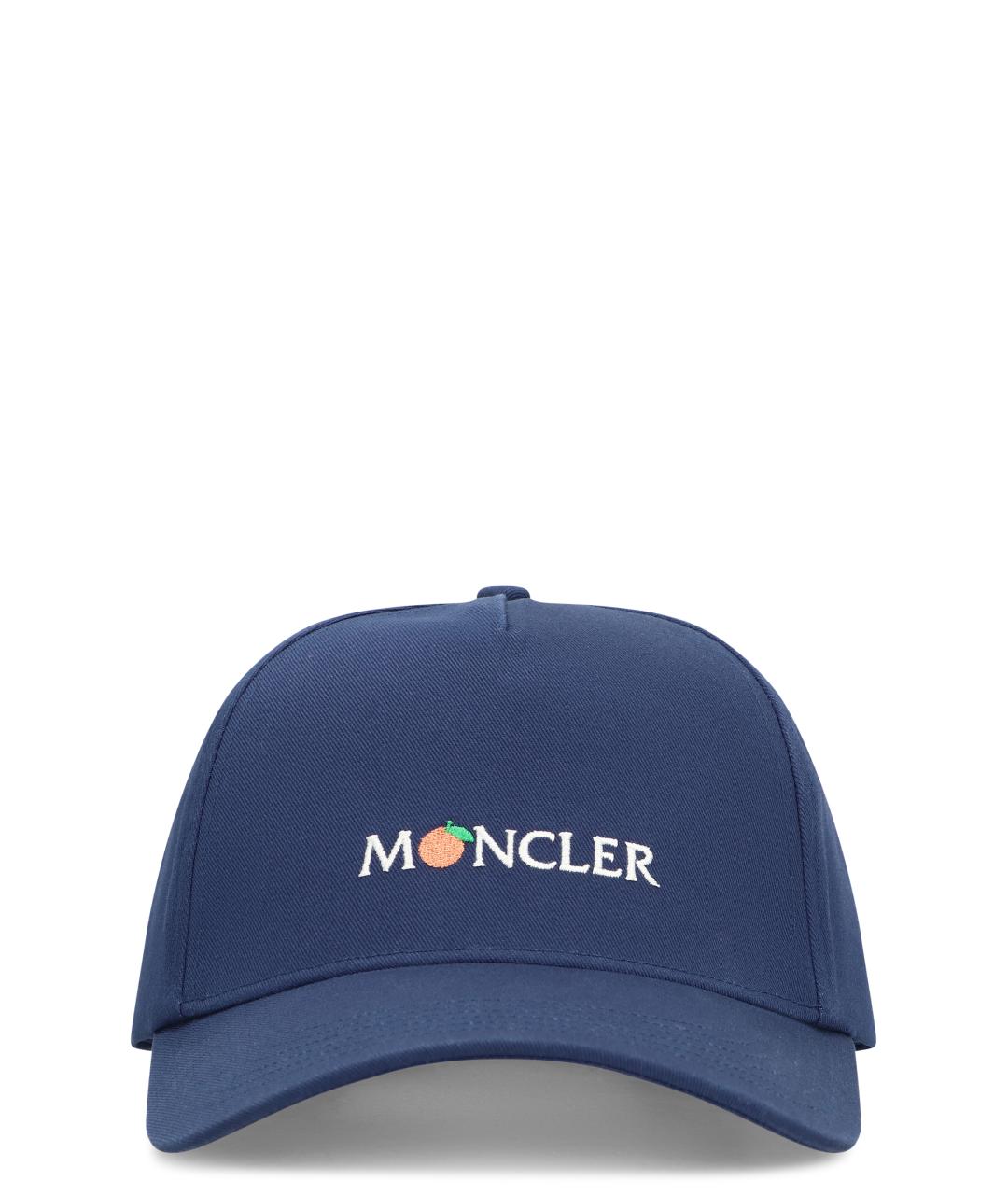 MONCLER Синяя хлопковая кепка/бейсболка, фото 1