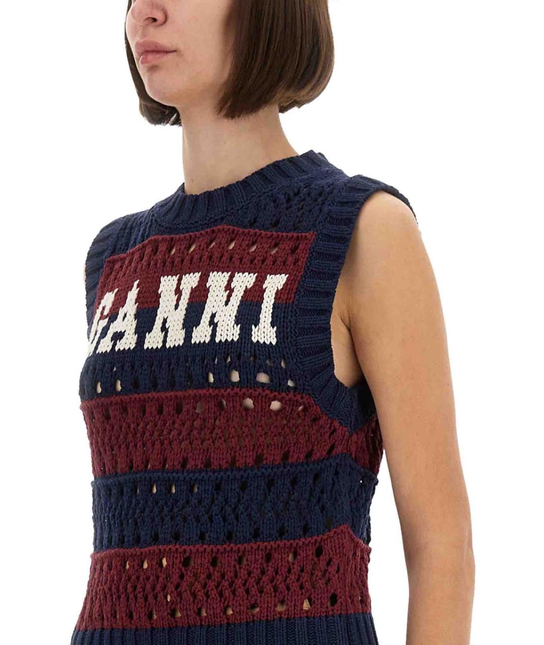 GANNI Мульти хлопковая жилетка, фото 5