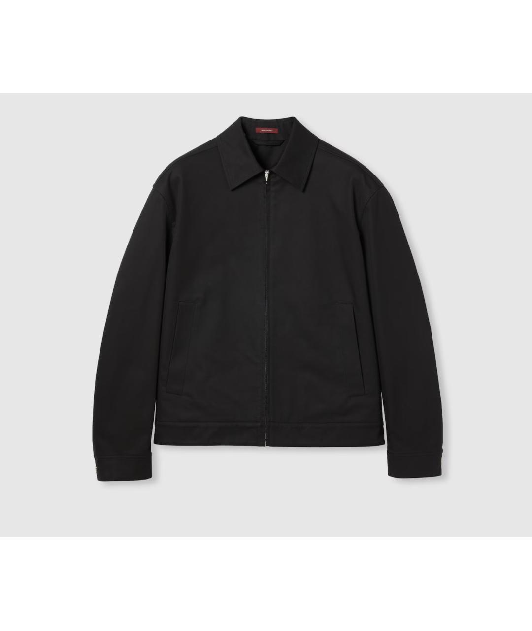 GUCCI Черная хлопковая куртка, фото 7